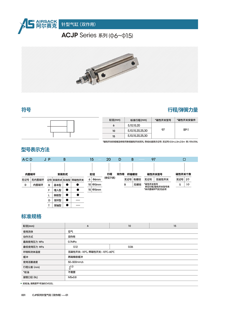 ACJP針型氣缸雙作用1